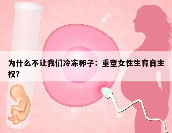 为什么不让我们冷冻卵子：重塑女性生育自主权？