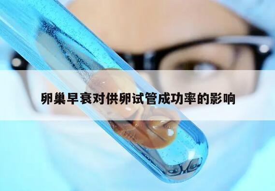 卵巢早衰对供卵试管成功率的影响