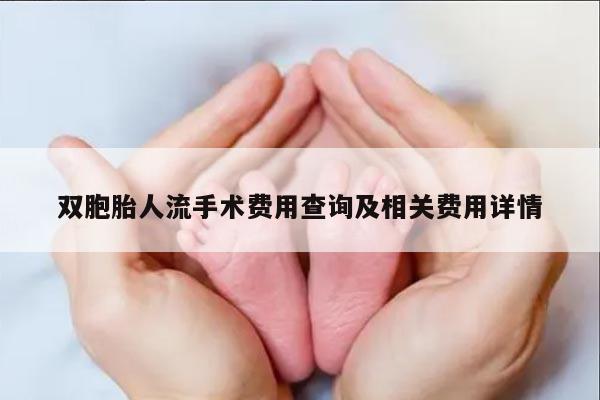 双胞胎人流手术费用查询及相关费用详情