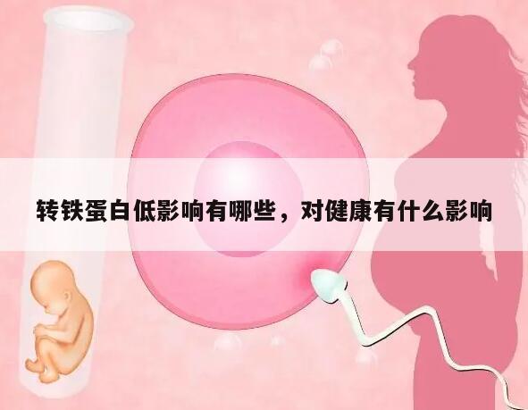转铁蛋白低影响有哪些,对健康有什么影响