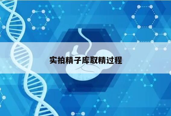 实拍精子库取精过程
