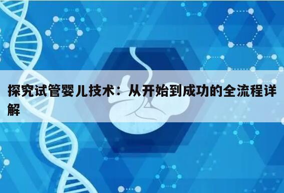 探究试管婴儿技术:从开始到成功的全流程详解