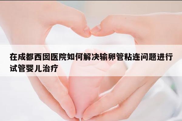 在成都西囡医院如何解决输卵管粘连问题进行试管婴儿治疗