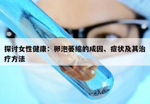 探讨女性健康:卵泡萎缩的成因、症状及其治疗方法