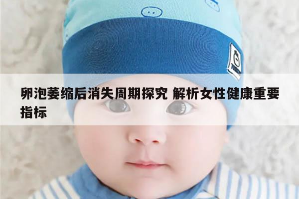卵泡萎缩后消失周期探究 解析女性健康重要指标