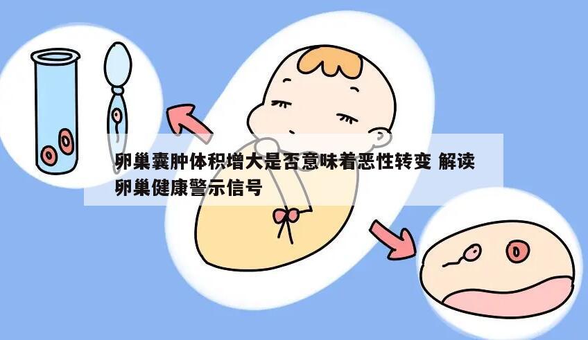 卵巢囊肿体积增大是否意味着恶性转变 解读卵巢健康警示信号
