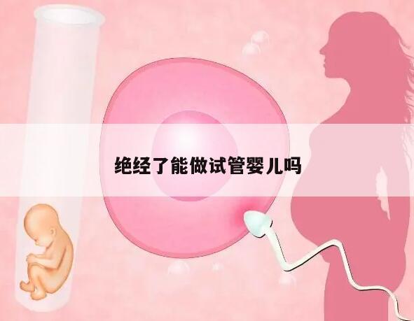 绝经了能做试管婴儿吗