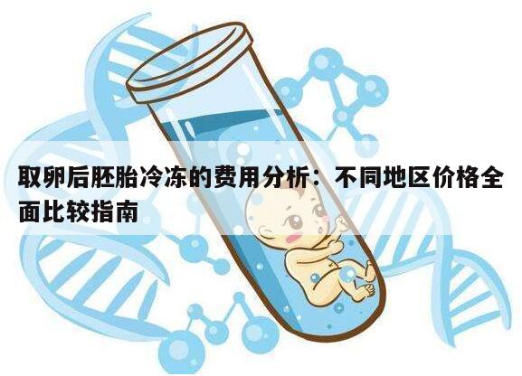 取卵后胚胎冷冻的费用分析:不同地区价格全面比较指南