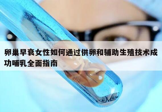卵巢早衰女性如何通过供卵和辅助生殖技术成功哺乳全面指南