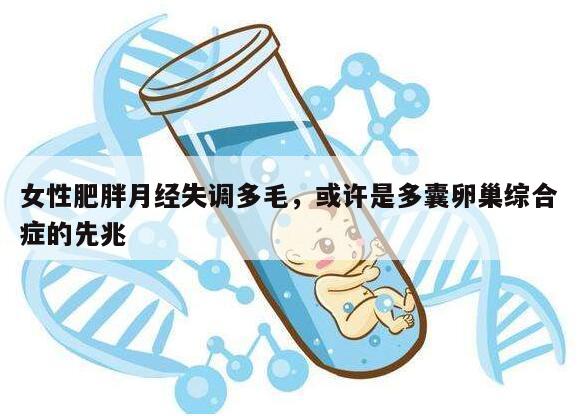 女性肥胖月经失调多毛,或许是多囊卵巢综合症的先兆