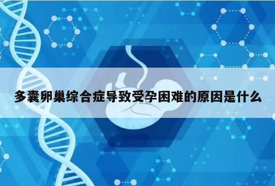 多囊卵巢综合症导致受孕困难的原因是什么