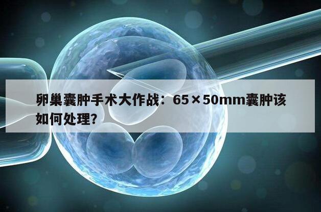 卵巢囊肿手术大作战:65×50mm囊肿该如何处理?