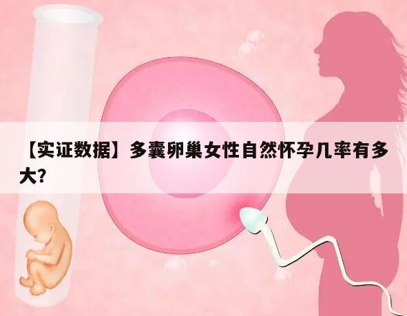 【实证数据】多囊卵巢女性自然怀孕几率有多大?
