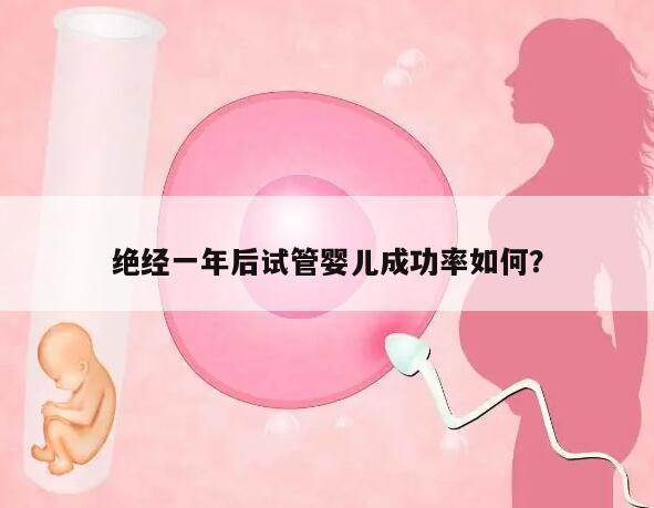 绝经一年后试管婴儿成功率如何?