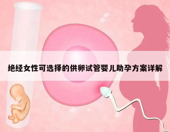 绝经女性可选择的供卵试管婴儿助孕方案详解
