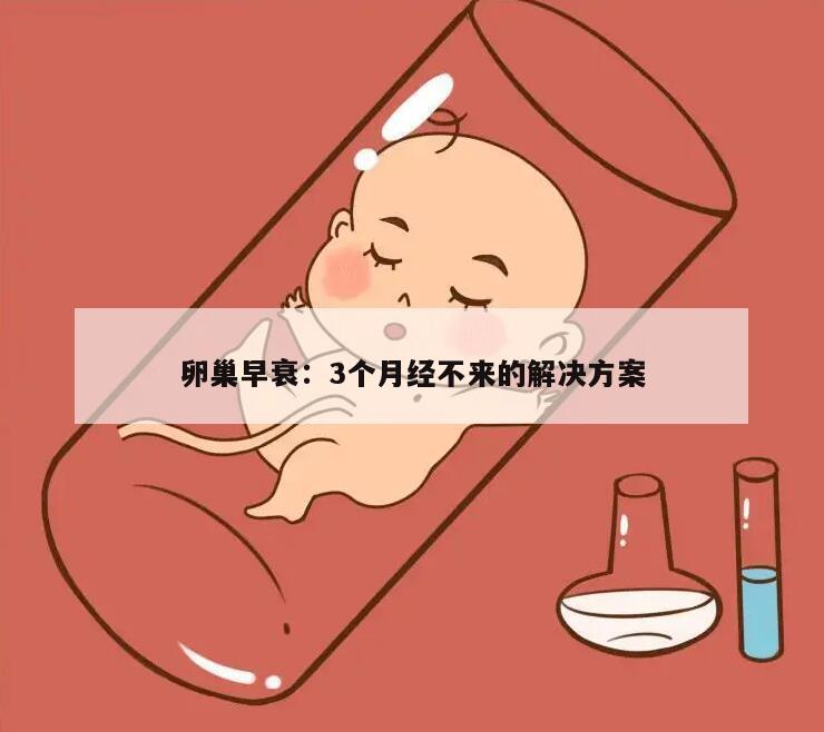 卵巢早衰:3个月经不来的解决方案