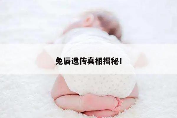 兔唇遗传真相揭秘！