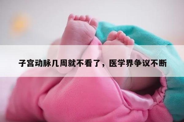 子宫动脉几周就不看了,医学界争议不断