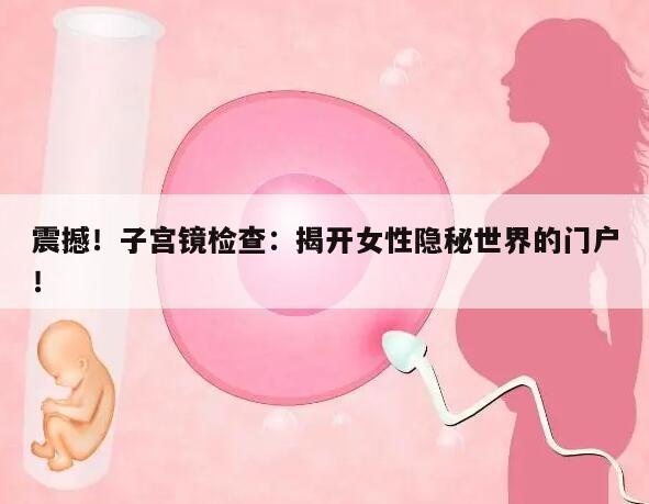 震撼!子宫镜检查:揭开女性隐秘世界的门户!
