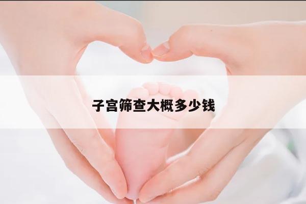子宫筛查大概多少钱